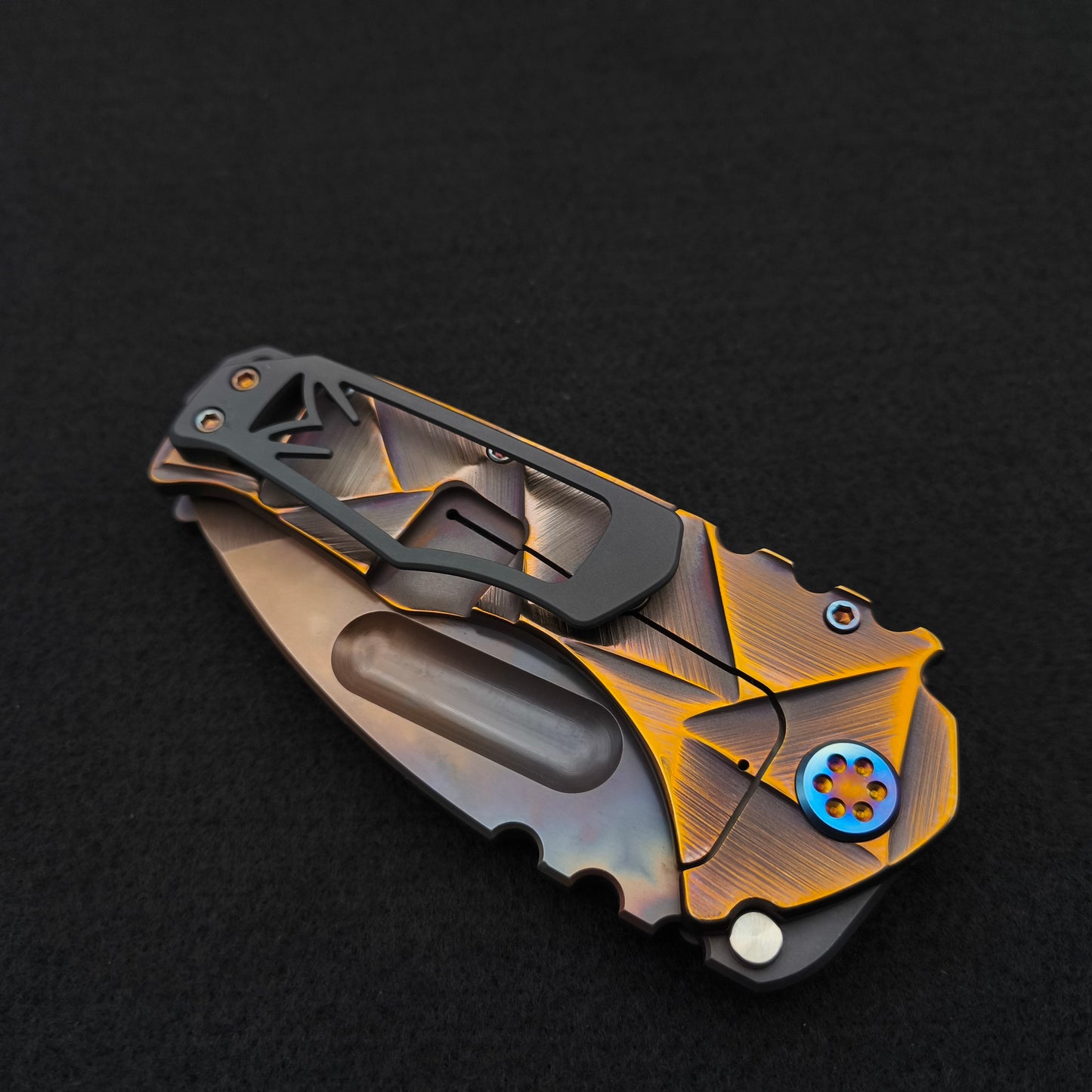 Medford Praetorian Ti, Vulcan Tanto, Copper-Rose Stained Glass 5