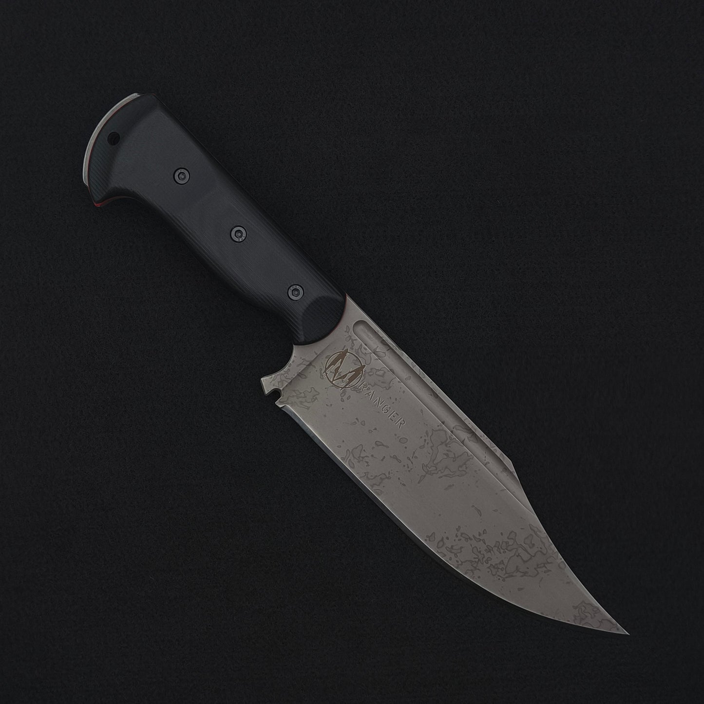 Work Tuff Gear Ranger, Hand Rub APO, Black with Red Liner