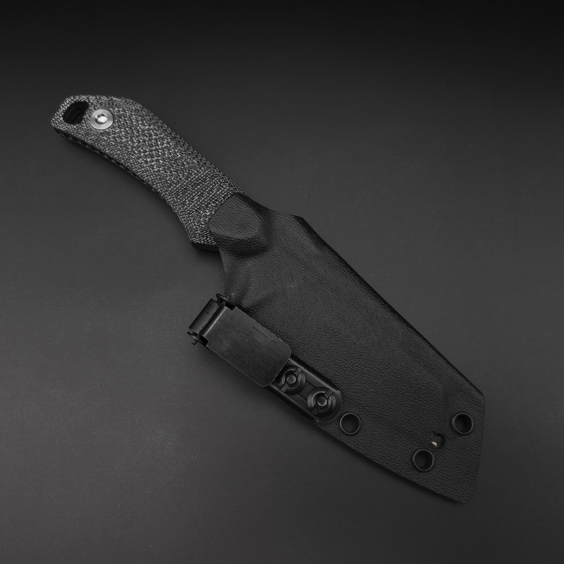 Half Face Blades Saxon Black Canvas Micarta, OD Green 3