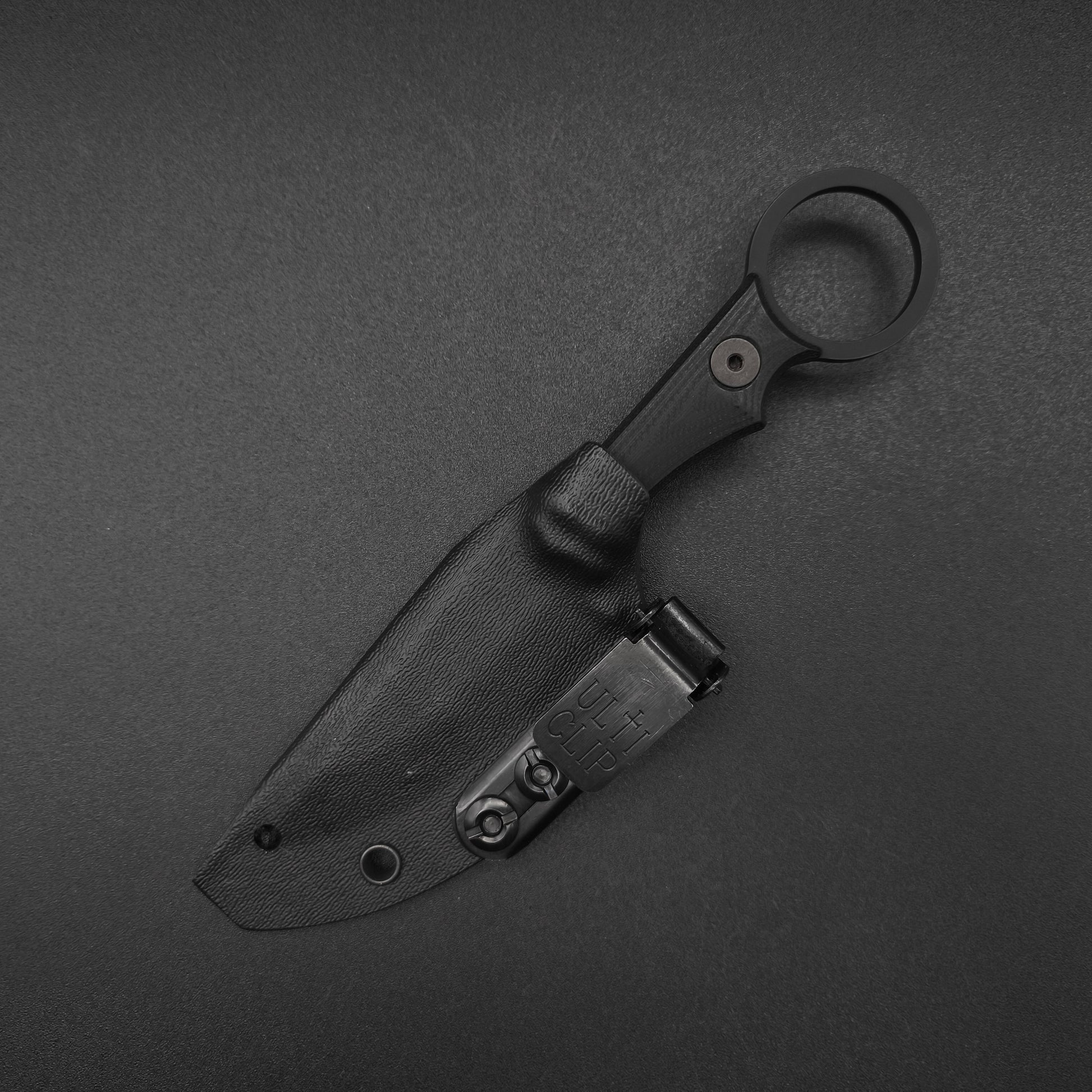 Half Face Blades Jaq, Black G10, Armor Black Cerakote 4