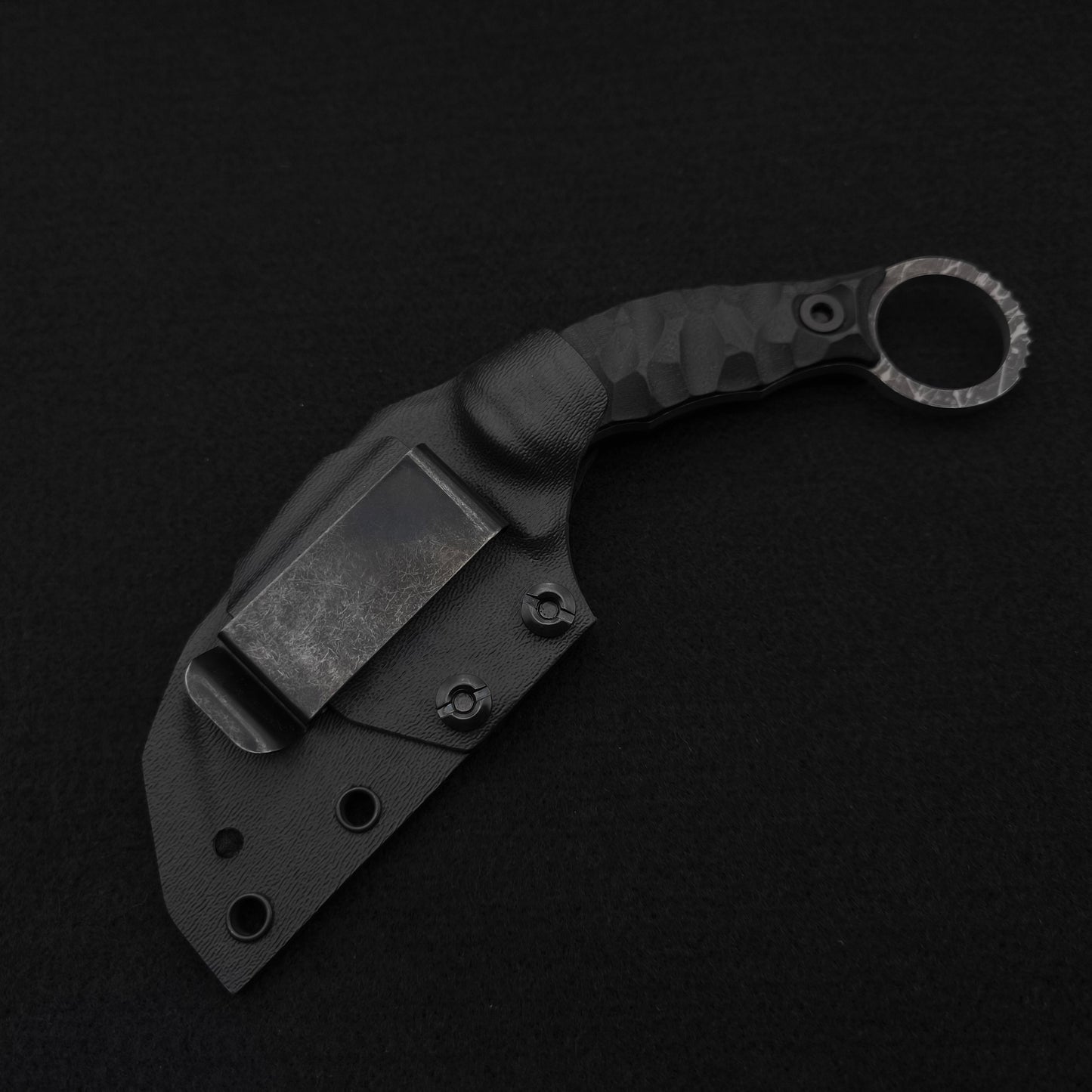 Half Face Blades Karambito Black G10, Acid Splash 5