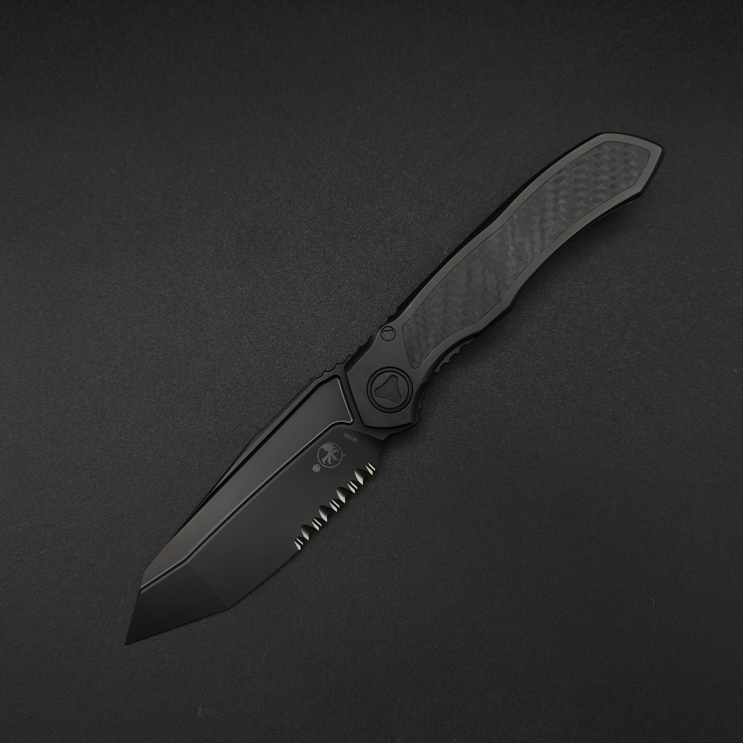 Microtech Knives  Anax Framelock DLC PS