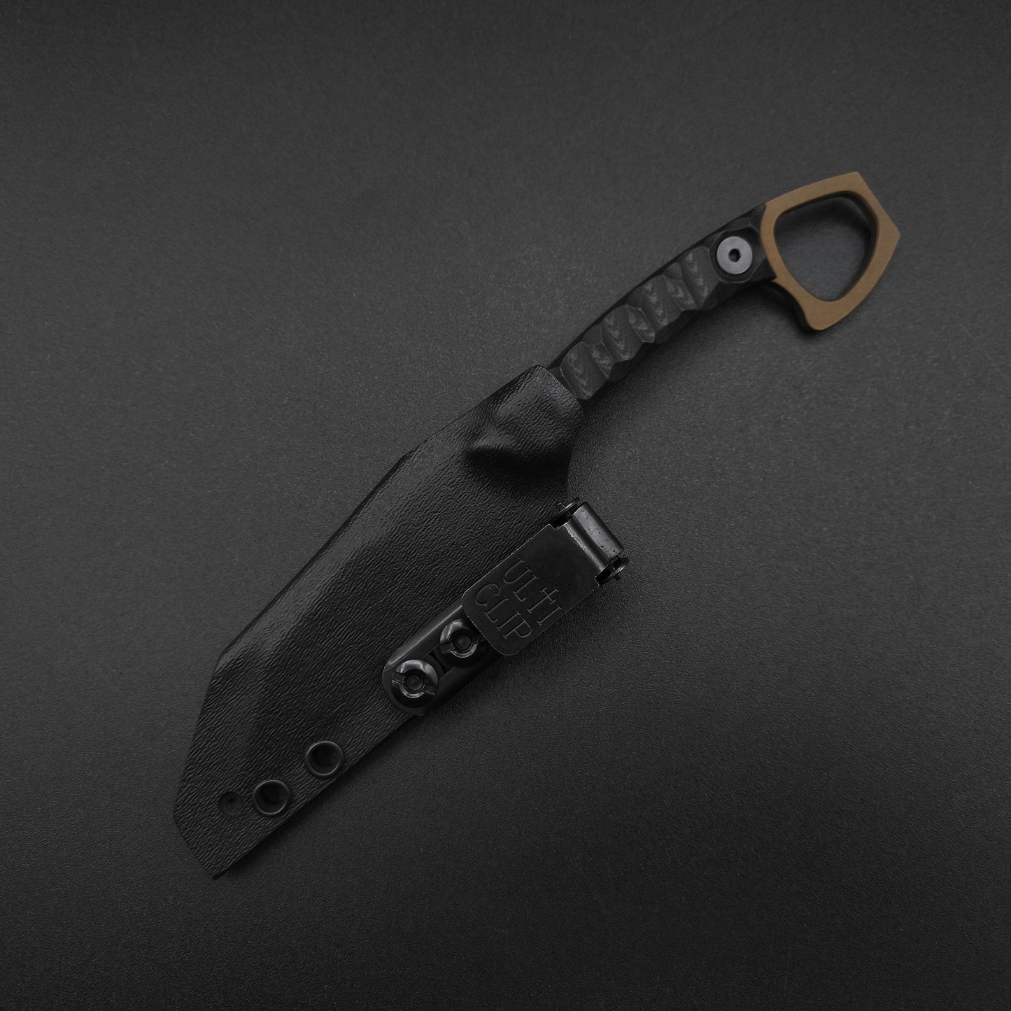 Half Face Blades SHPOS Black G10, Midnight Bronze Cerakote 4