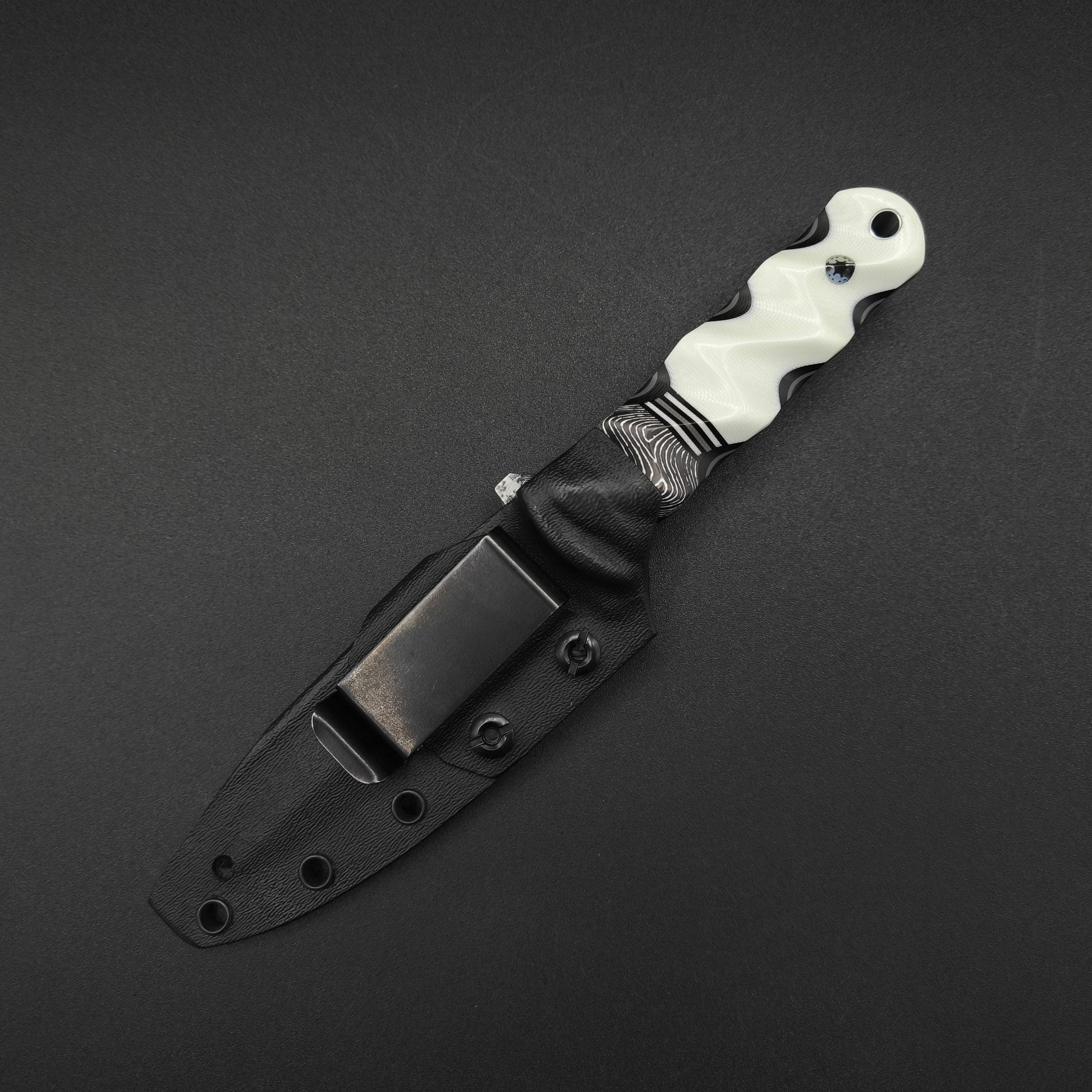 Half Face Blades Combat Dagger White Storm FAT Carbon 6