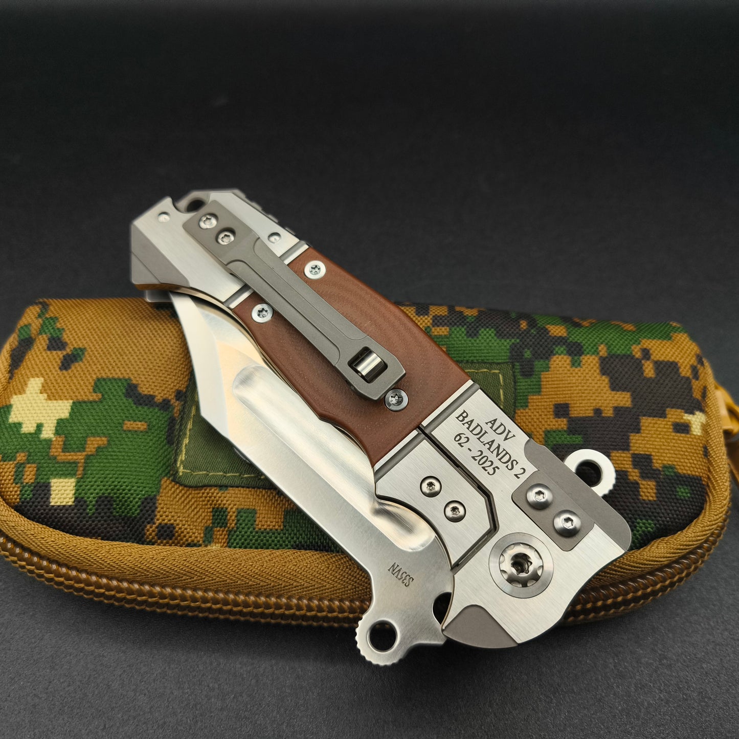 ADV Badlands Bowie Brown G10 4