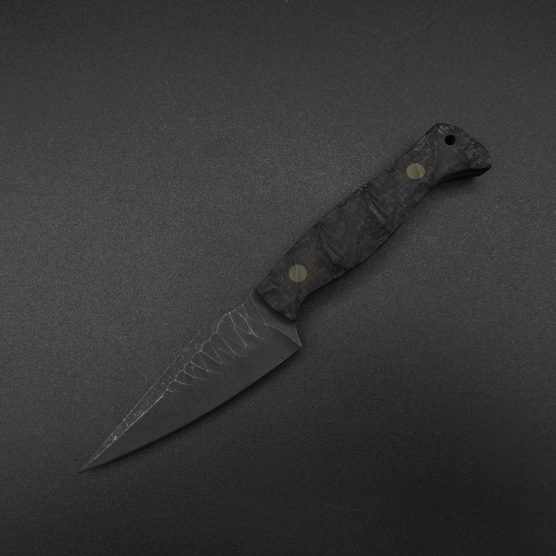 Half Face Blades Gulo Gulo, Mossy Oak Burlap Micarta 2