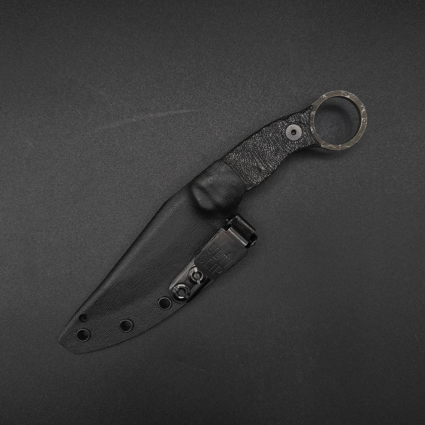 Half Face Blades Osoraku 3" Mini, Black Canvas Micarta 4