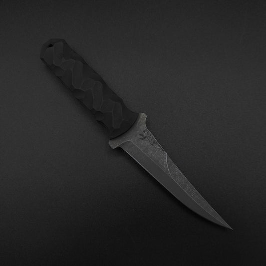 Half Face Blades Combat Filet Black G10, stonewashed 1
