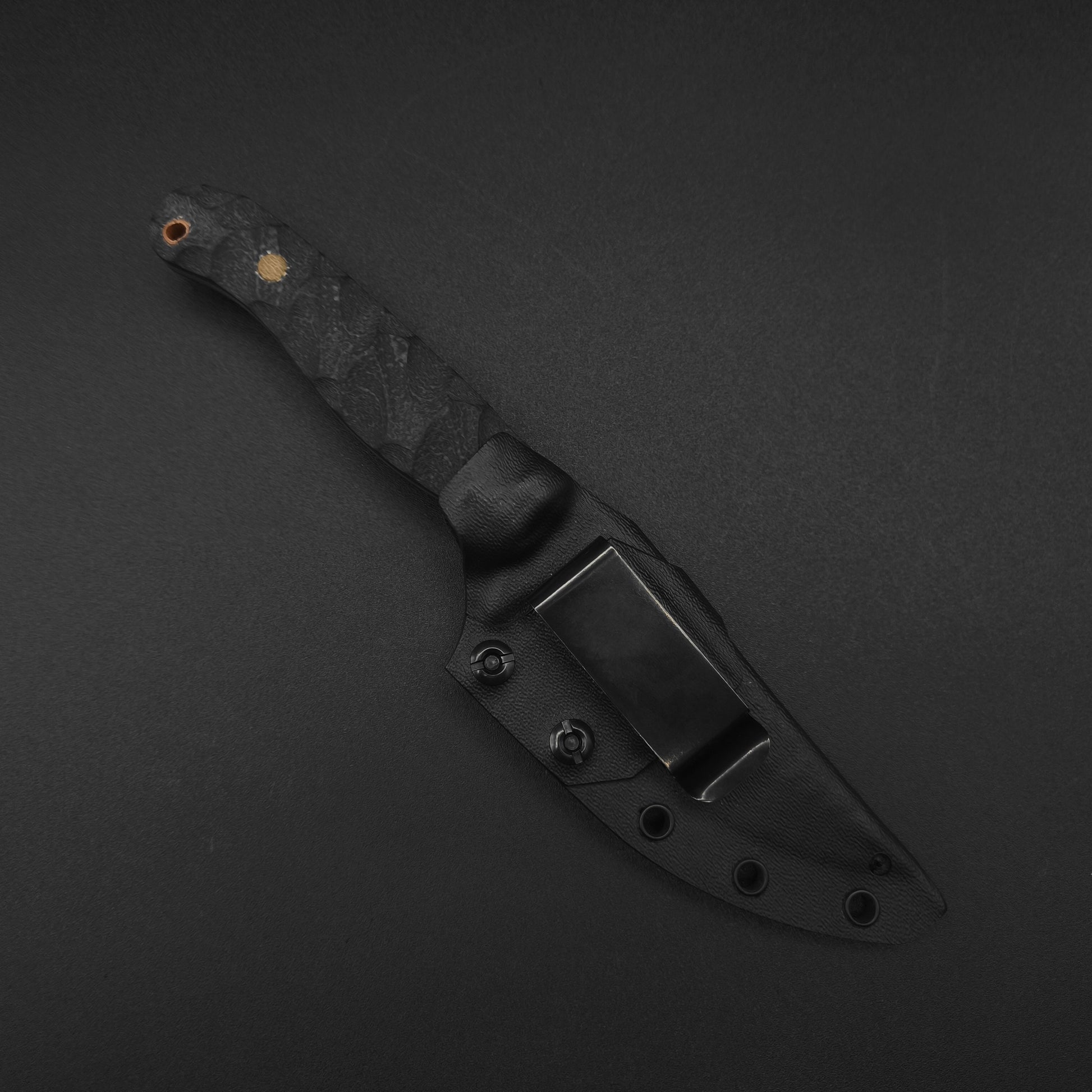 Half Face Blades Crow Jr Bison Micarta, rock work blade face 5