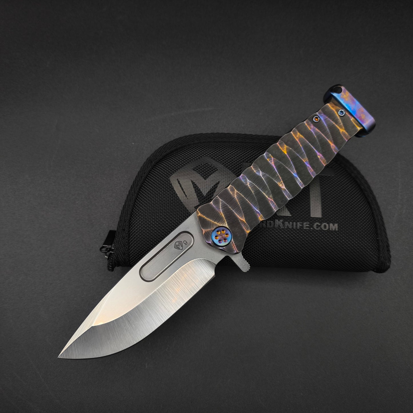 Medford USMC FF Fighter Flipper, Black Pen Flamed Predator