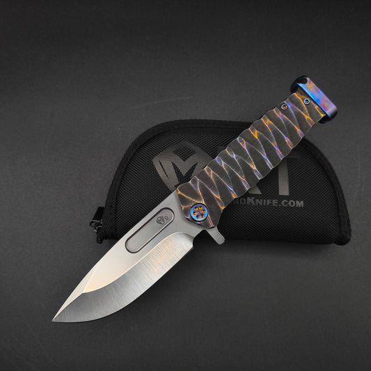 Medford USMC FF Fighter Flipper, Black Pen Flamed Predator