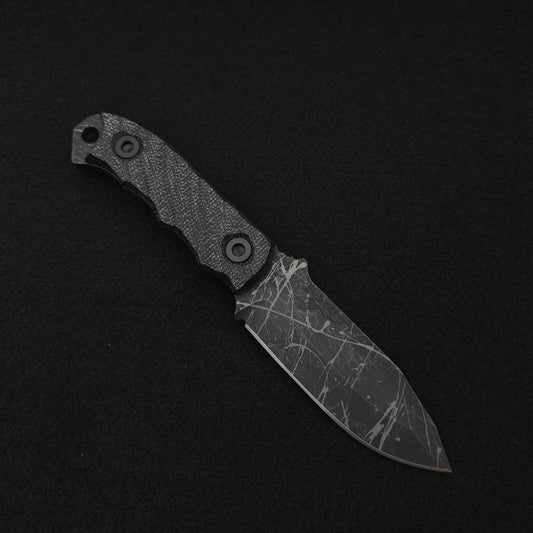 Half Face Blades Disaster Cub, Black Canvas Micarta