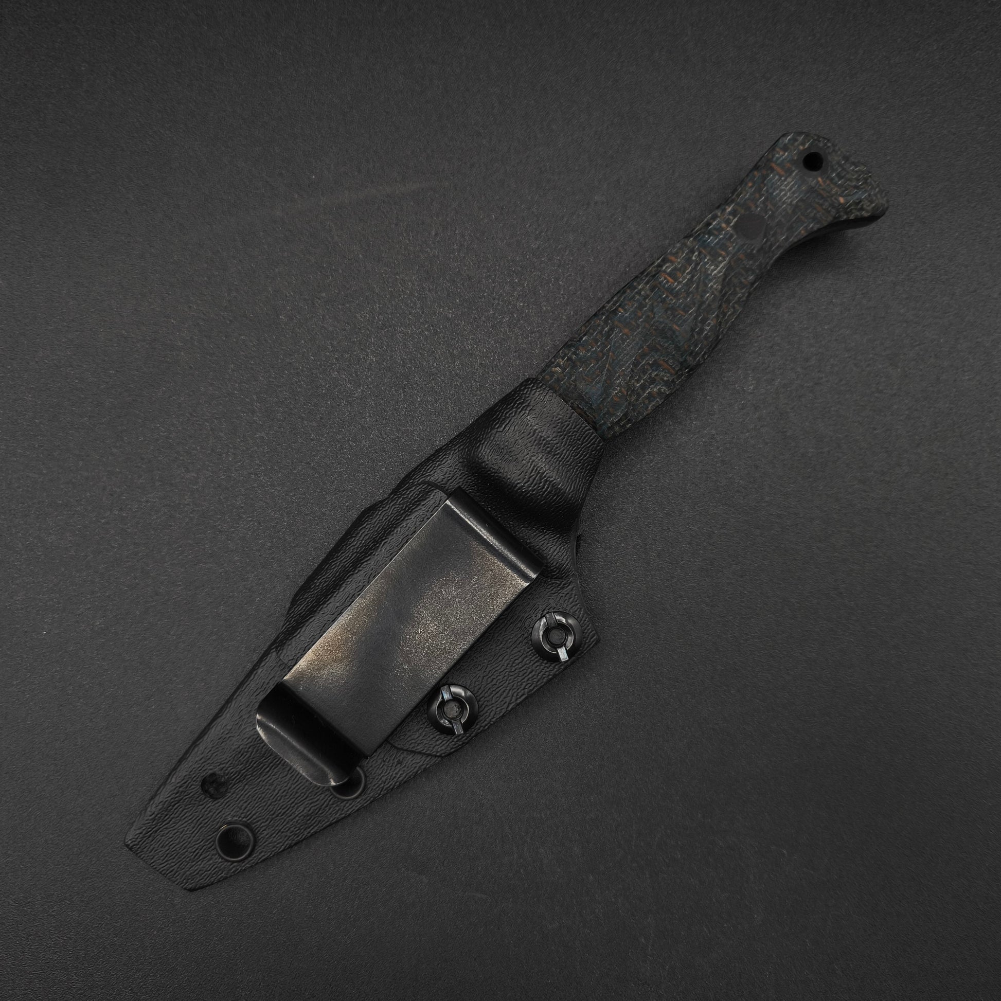 Half Face Blades Gulo Gulo, Kamari Burlap Micarta 4