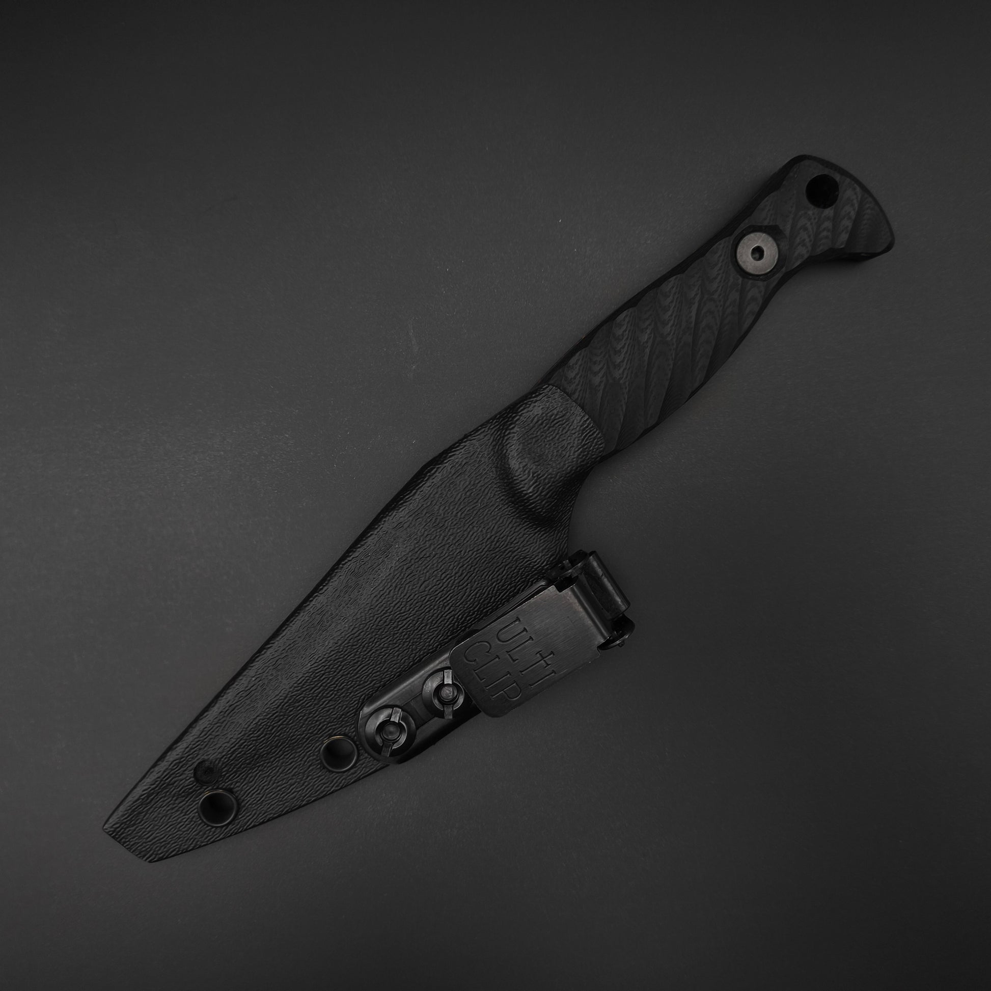 Half Face Blades Gulo Gulo, Black G10, 80's RAD Splatter Cerakote 4