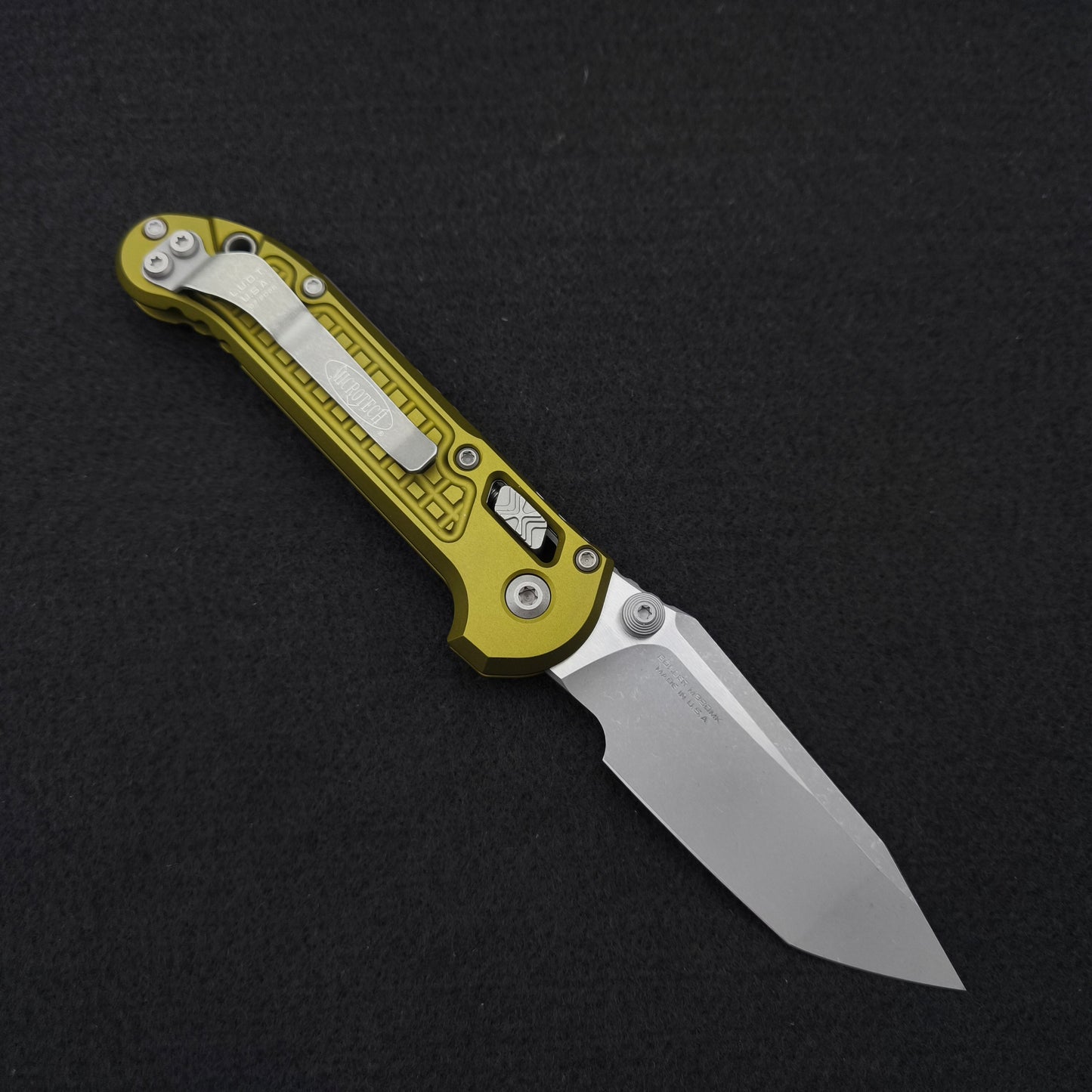 Microtech Knives L.U.D.T. RAM-LOK T/E Frag OD Green Apocalyptic