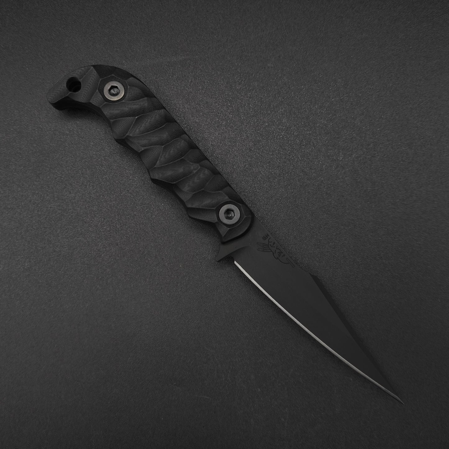 Half Face Blades Senator Black G10, Armor Black Cerakote