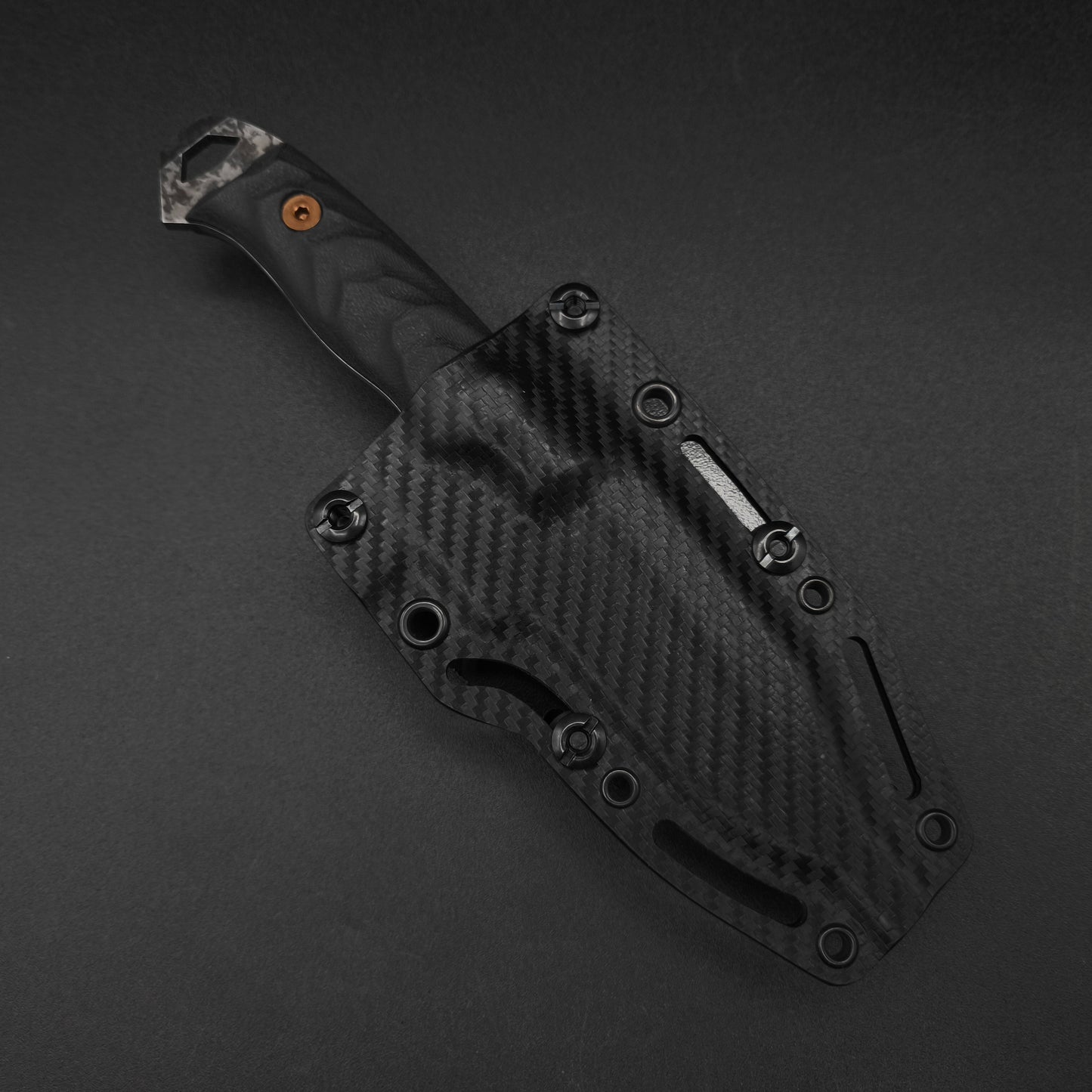 Dawson Knives Steadfast Rainstorm, Black G10, ProCut 4