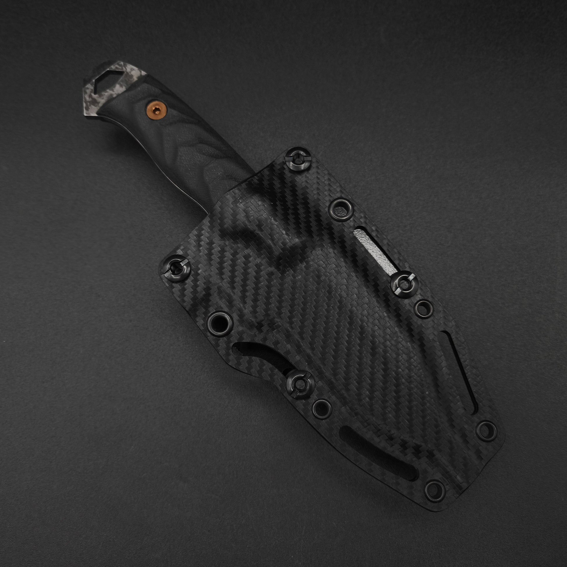 Dawson Knives Steadfast Rainstorm, Black G10, ProCut 4