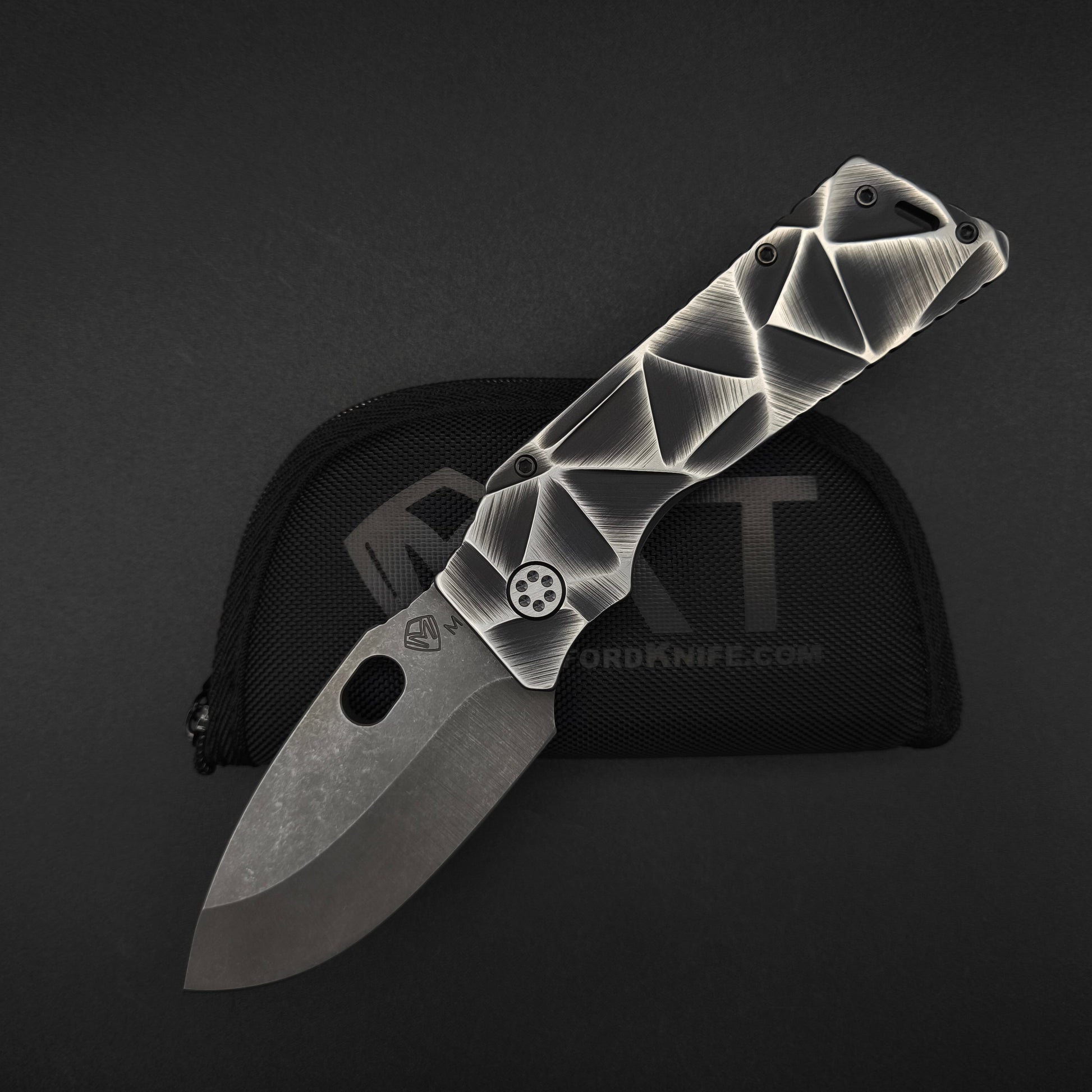 Medford Fat Daddy MagnaCut, Black with Silver Stained Glass 1