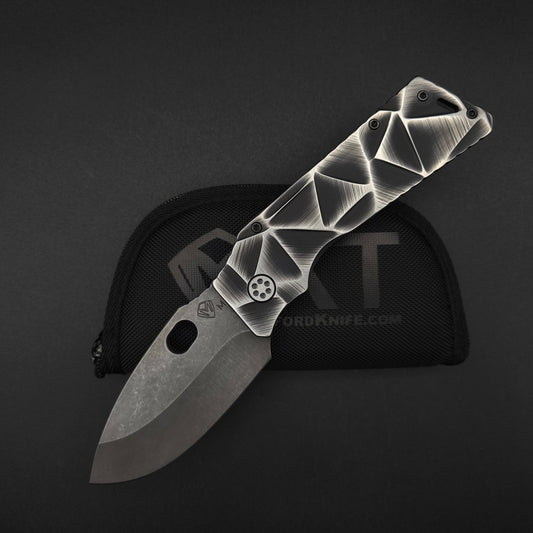 Medford Fat Daddy MagnaCut, Black with Silver Stained Glass 1