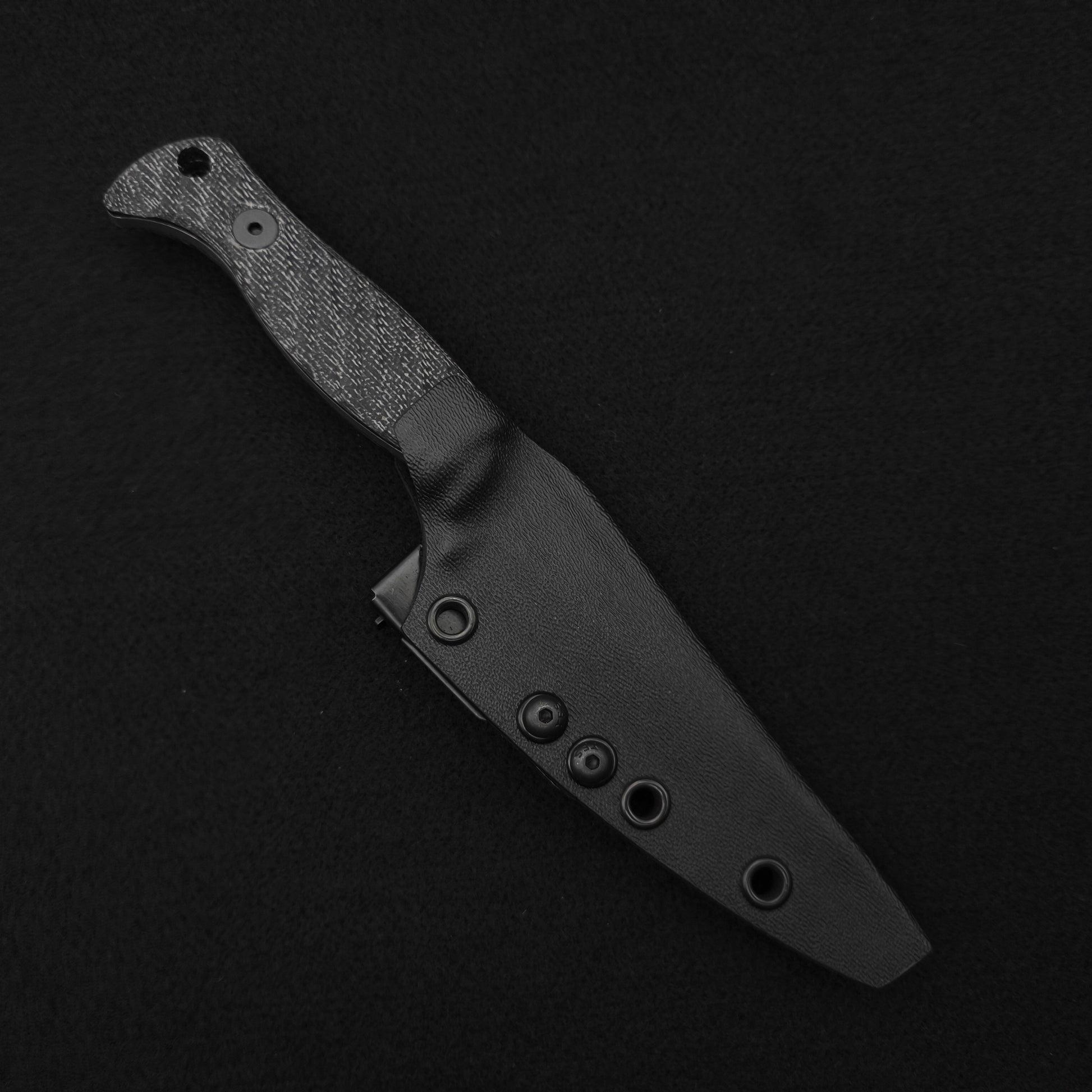 Half Face Blades Congressman Black Canvas Micarta 3