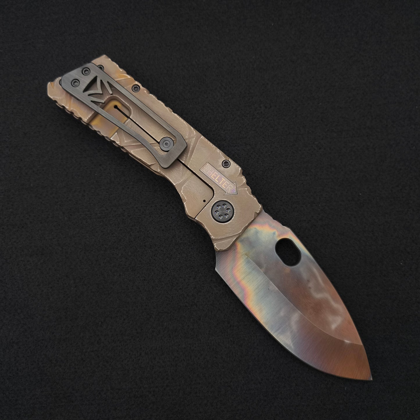 Medford Fat Daddy Vulcan Blade, Bronze Fallout Finish, Limited Edition 2