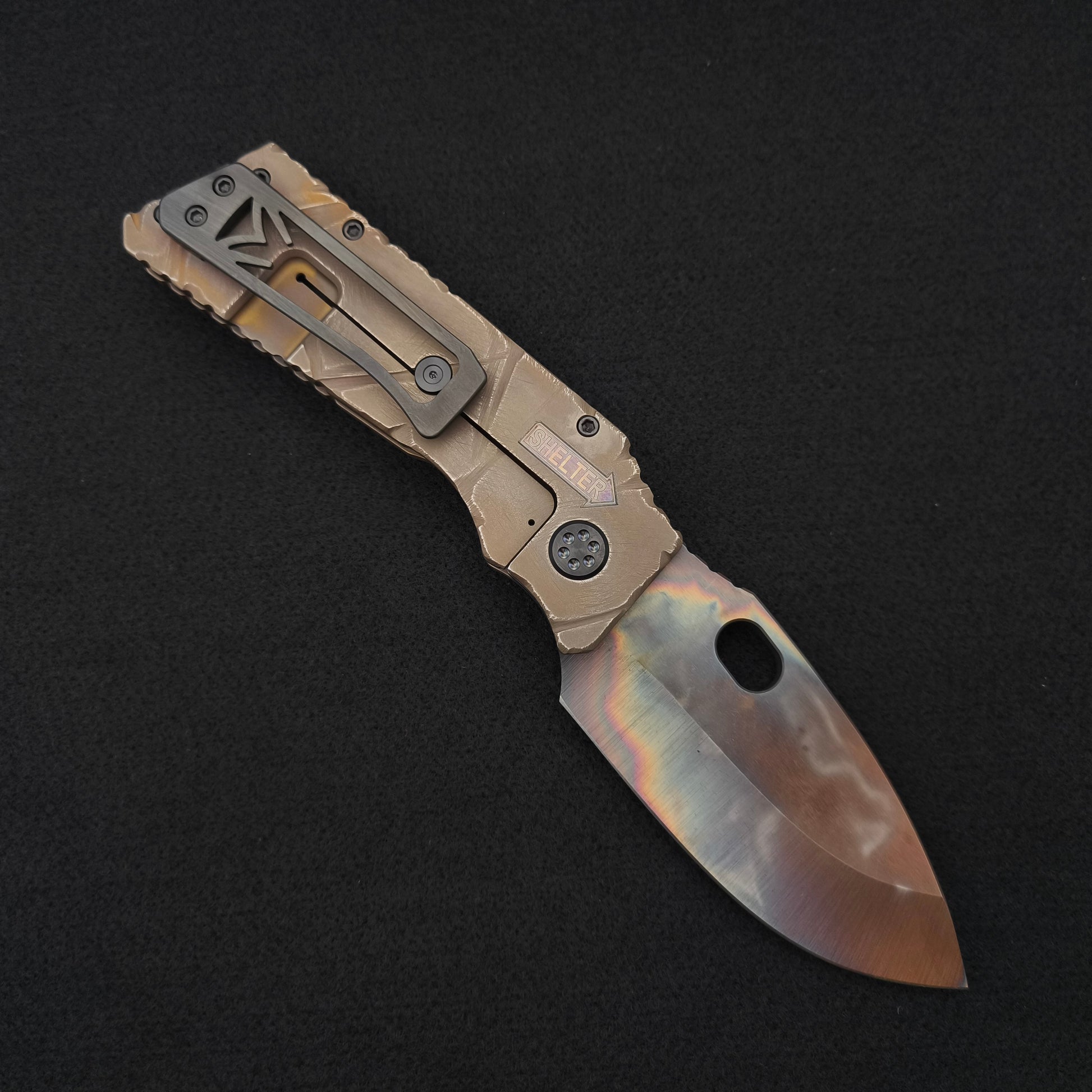Medford Fat Daddy Vulcan Blade, Bronze Fallout Finish, Limited Edition 2
