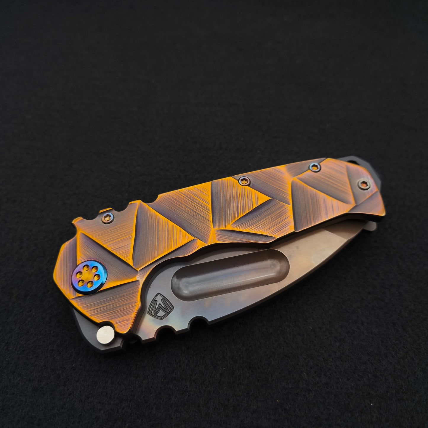 Medford Praetorian Ti, Vulcan Tanto, Copper-Rose Stained Glass 4