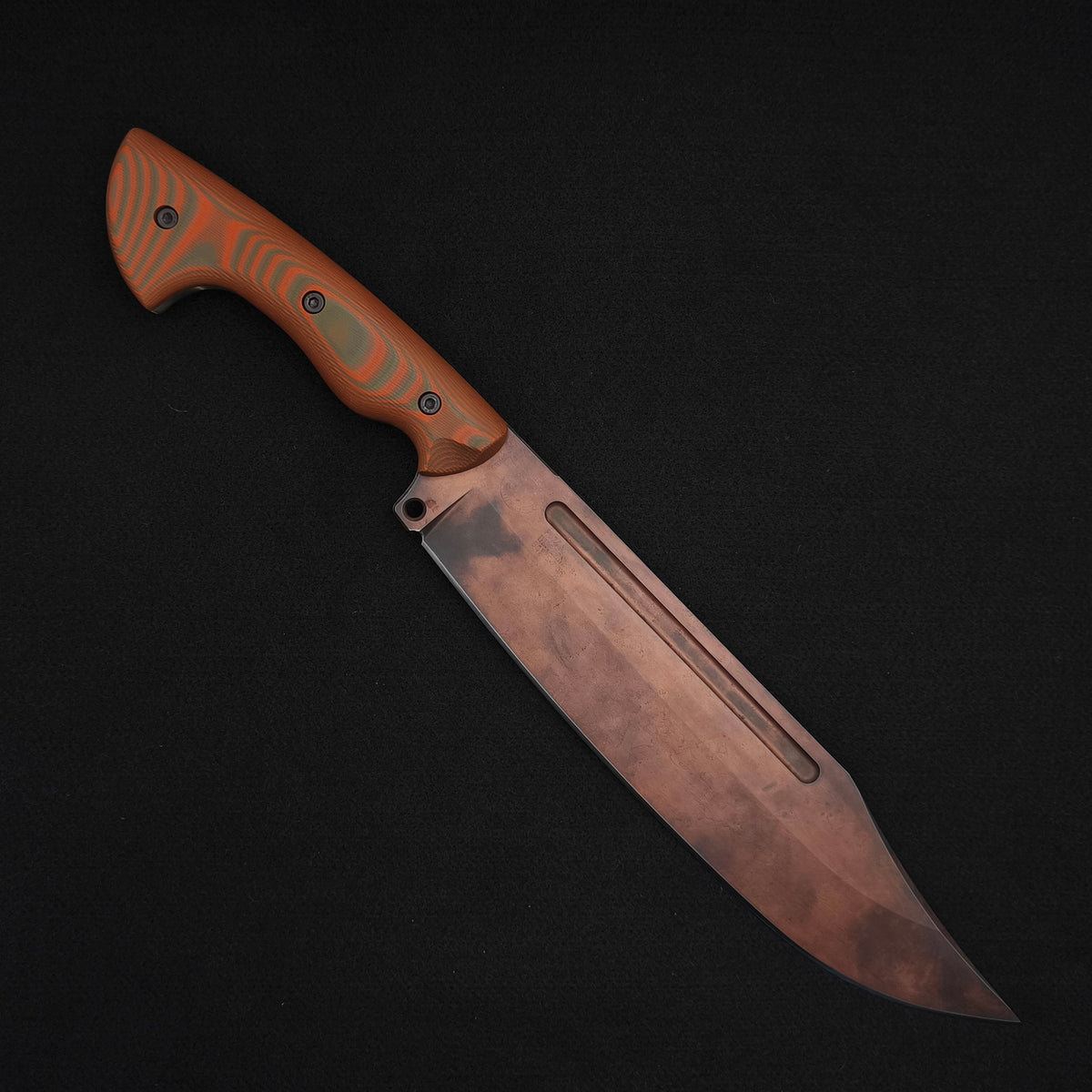 Work Tuff Gear PWB-9-NC (SK85), Vintage Copper, Hunter Orange Camo G10 - Special Edition 3