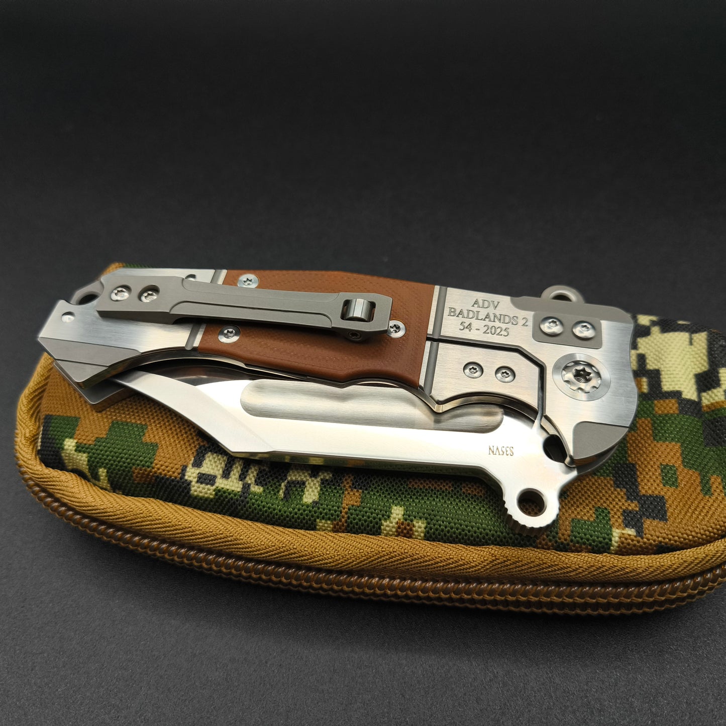 ADV Badlands Bowie Brown G10