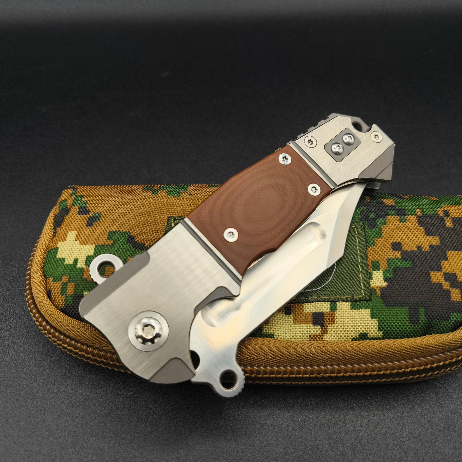 ADV Badlands Bowie Brown G10 3