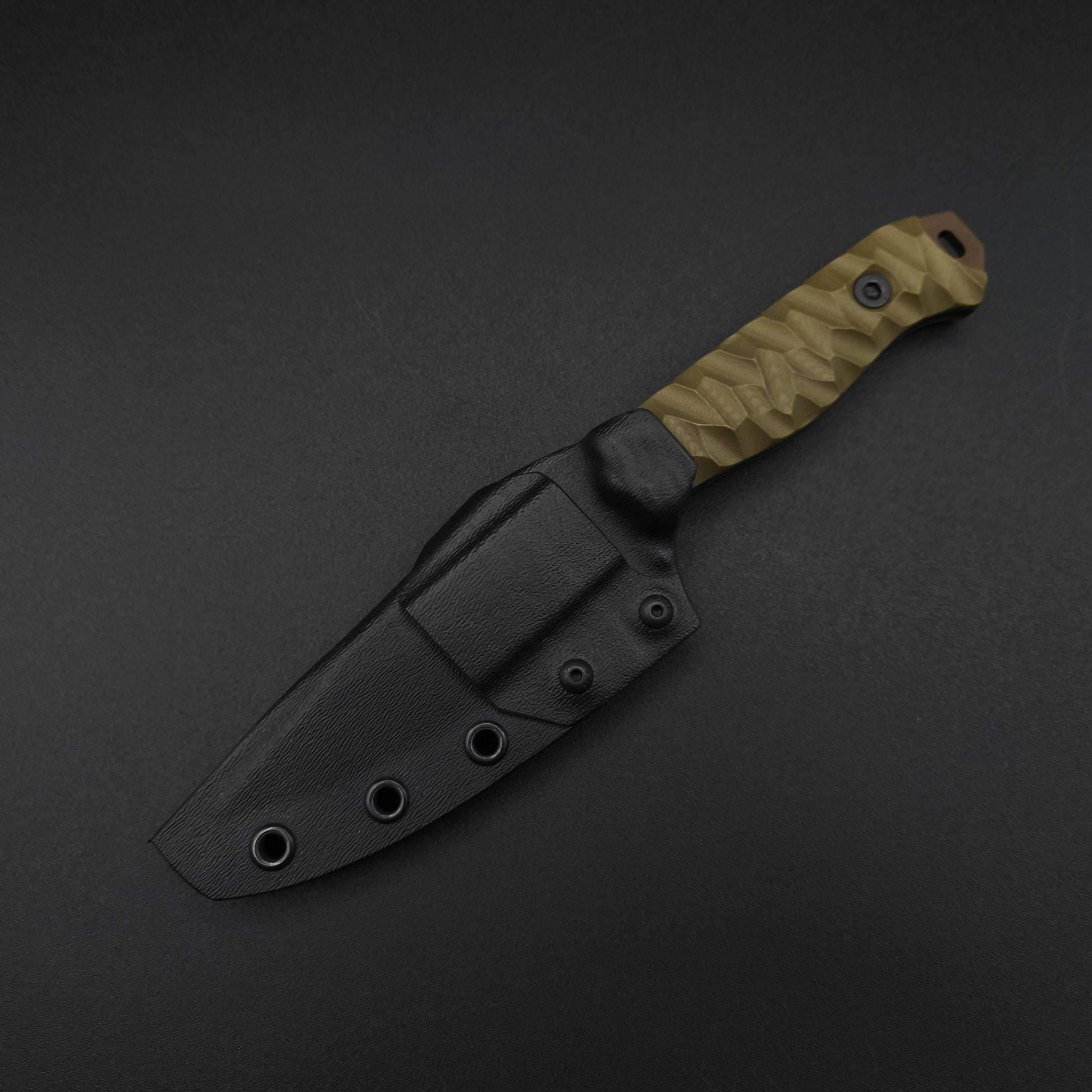 Half Face Blades Field Knife OD Green G10, Midnight Bronze 3