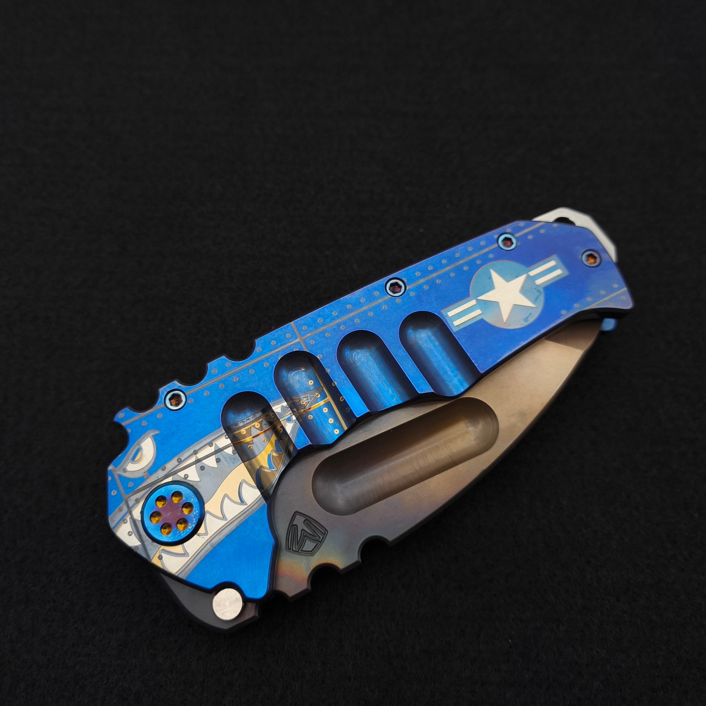 Medford Praetorian Ti Vulcan Tanto, Blue Warthog Stars and Bars 4