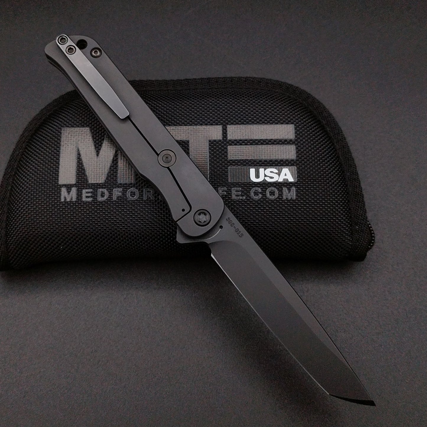 Medford T-Bone, DLC Tanto Blade, Tortoise Shell Inlay, S45VN
