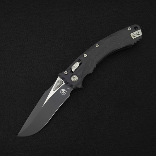 Microtech Amphibian S/E Ram-Lok Fluted Black G10 1