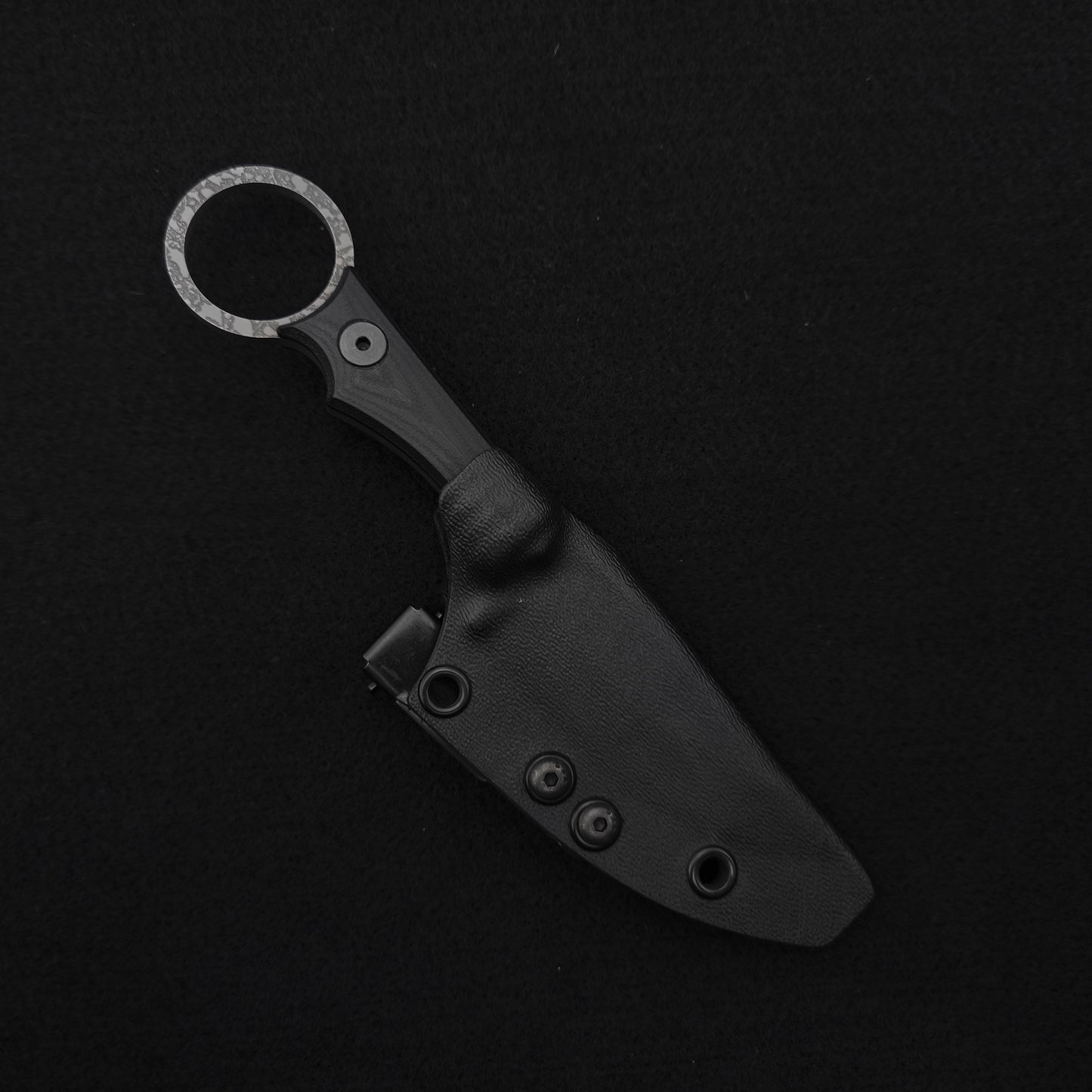 Half Face Blades Jaq, Black G10, Acid Splash 4