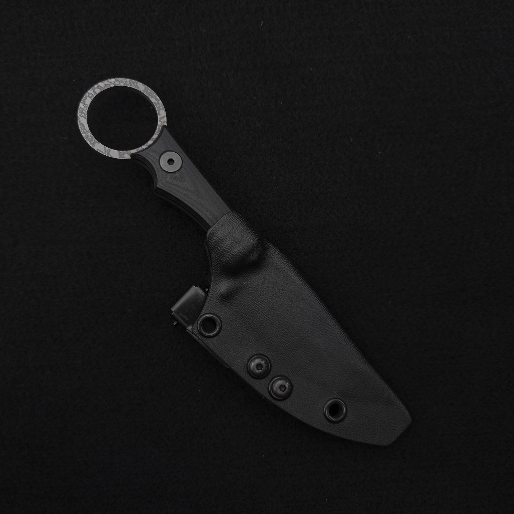 Half Face Blades Jaq, Black G10, Acid Splash 4