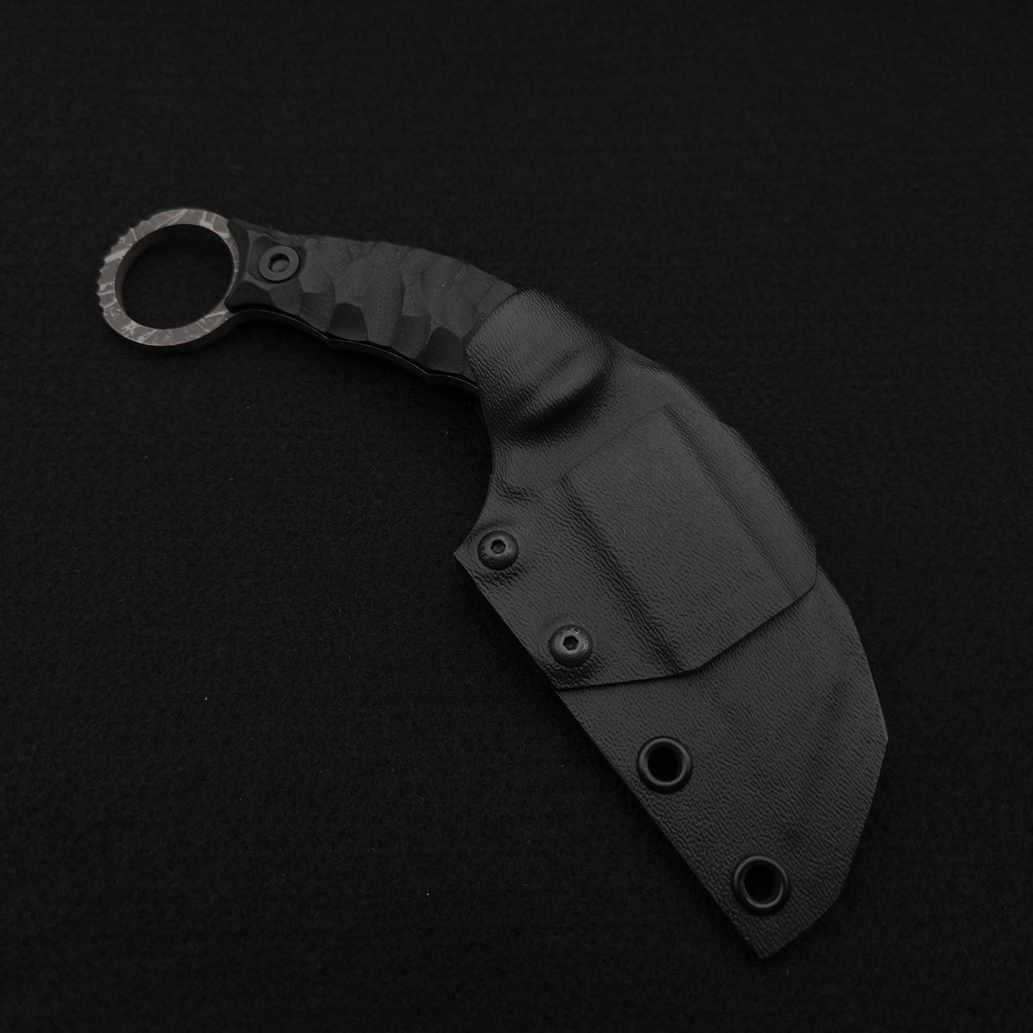 Half Face Blades Karambito Black G10, Acid Splash 4