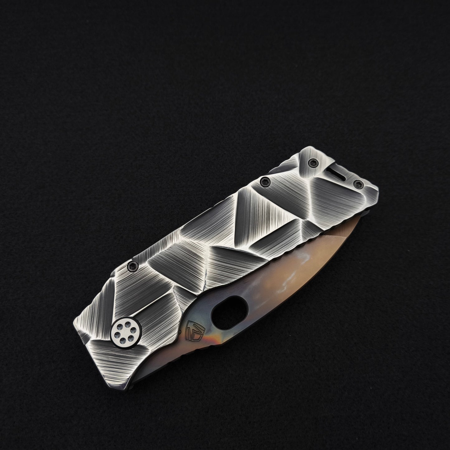 Medford Fat Daddy Vulcan, Black with Silver Stained Glass 3