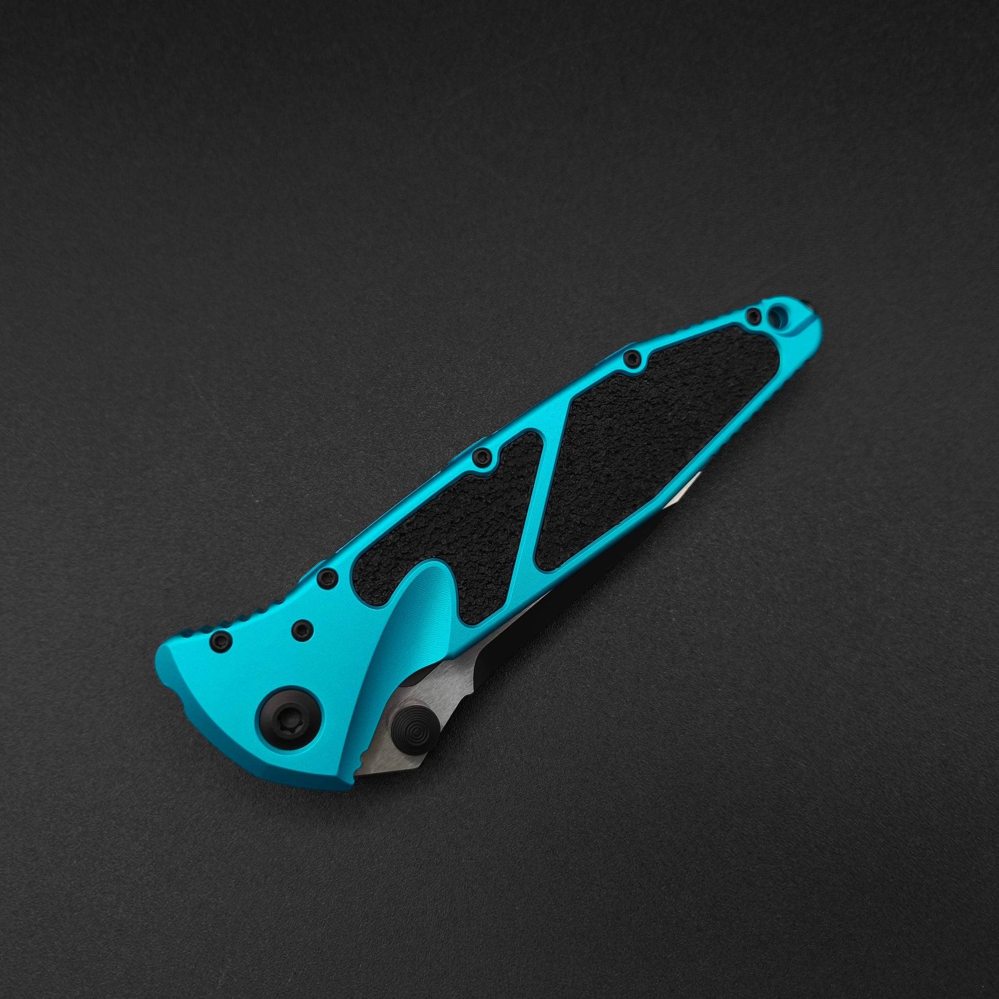 Microtech Knives Socom Elite S/E Turquoise two-tone 3