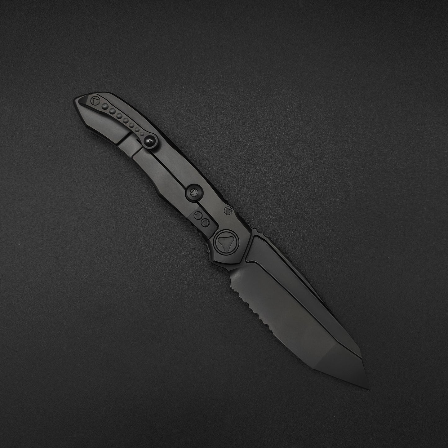 Microtech Knives  Anax Framelock DLC PS