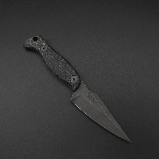 Half Face Blades Gulo Gulo, Black Canvas Micarta 1