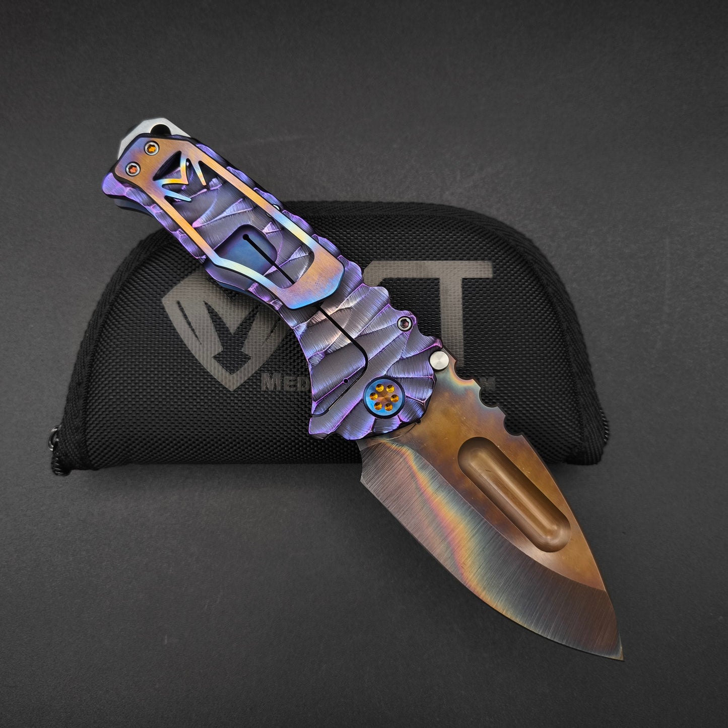 Medford Praetorian Ti, Vulcan Blade, Violett Twisted Predator