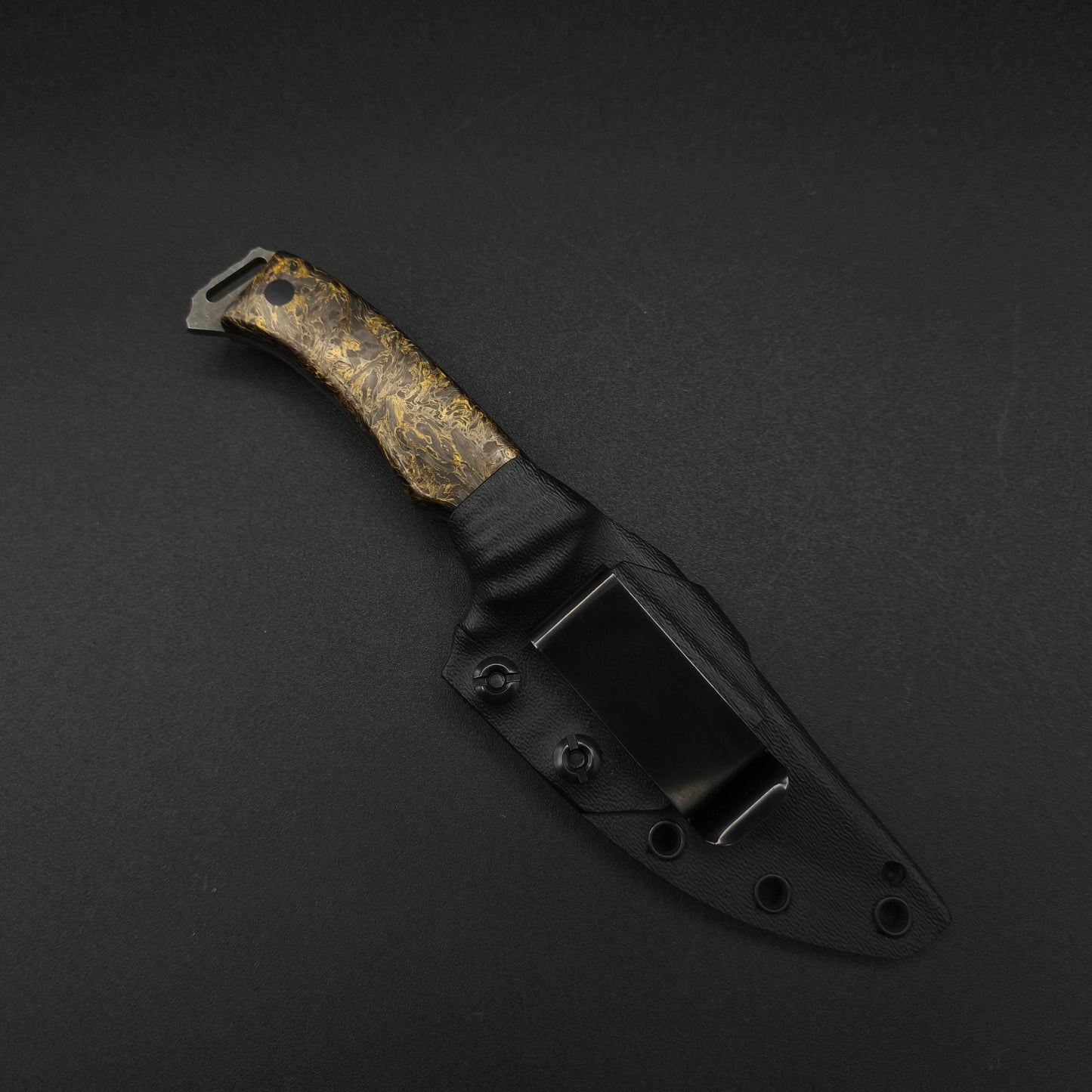 Half Face Blades Ishi Dark Matter Gold Marbled Carbon Fiber 5