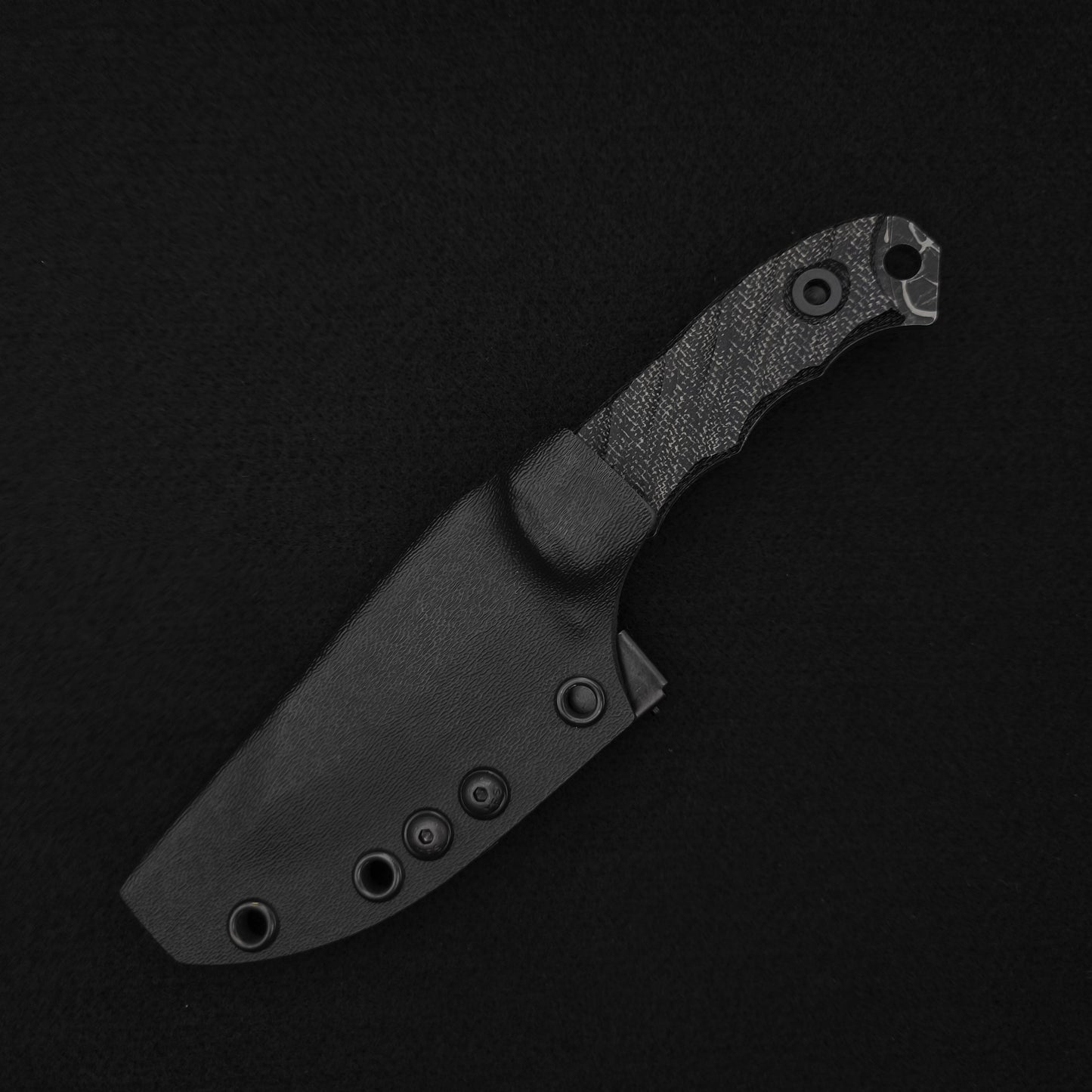 Half Face Blades Disaster Cub, Black Canvas Micarta
