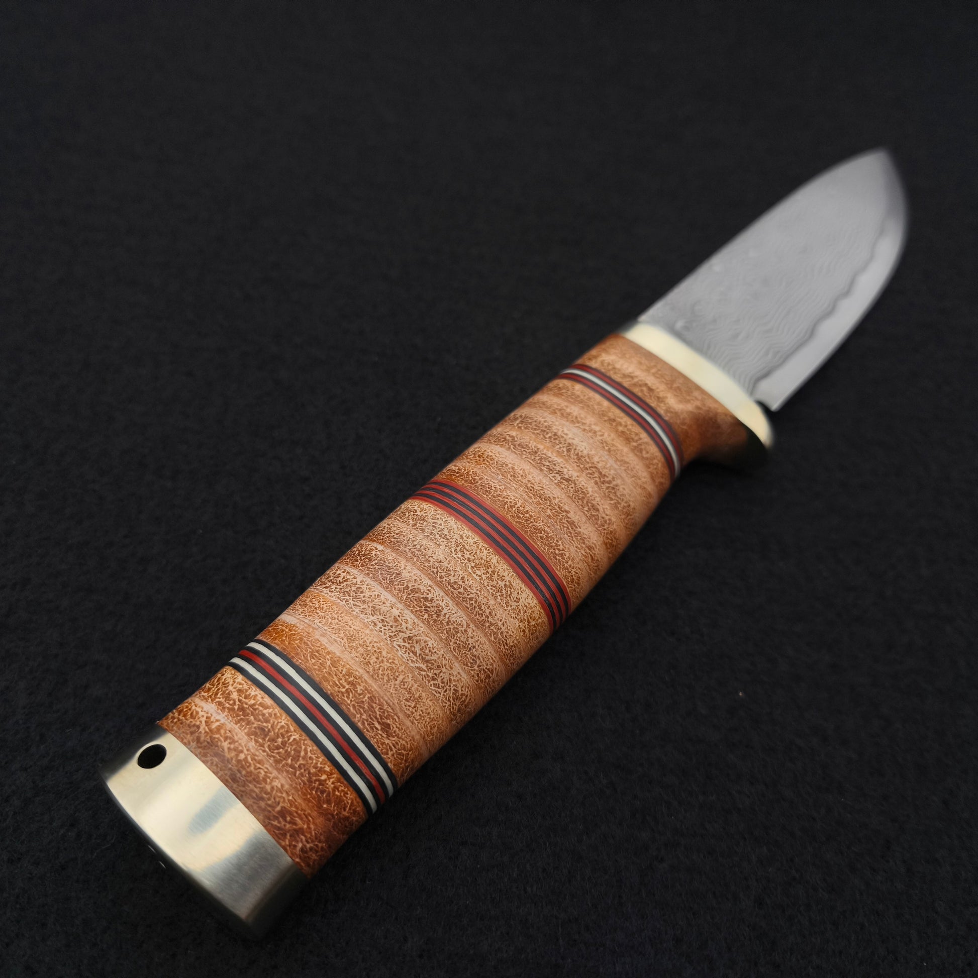 Fällkniven NL5cxL Northern Light Idun, Cowry X Damast 4