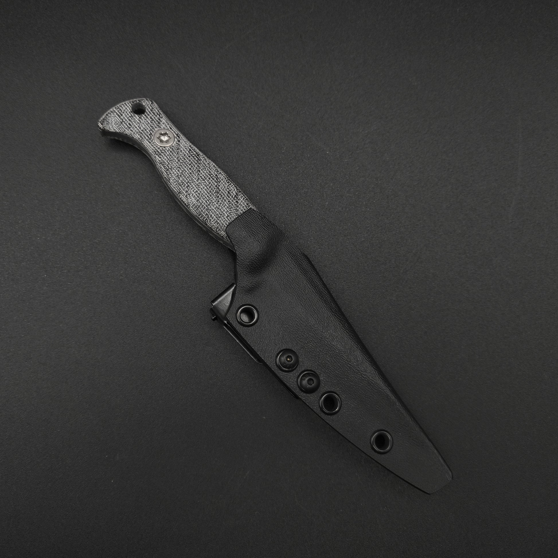 Half Face Blades Congressman Black Canvas Micarta 4
