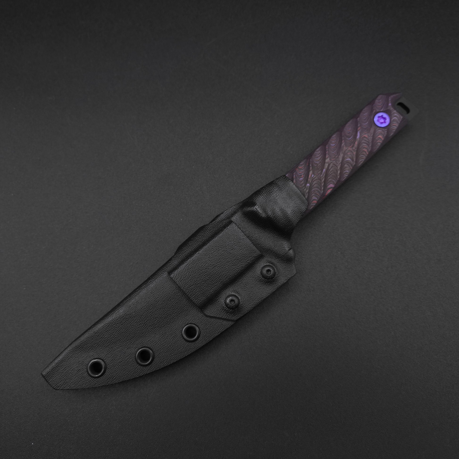 Half Face Blades Kwaiken FC Purple Haze Carbon, Armor Black Cerakote 4