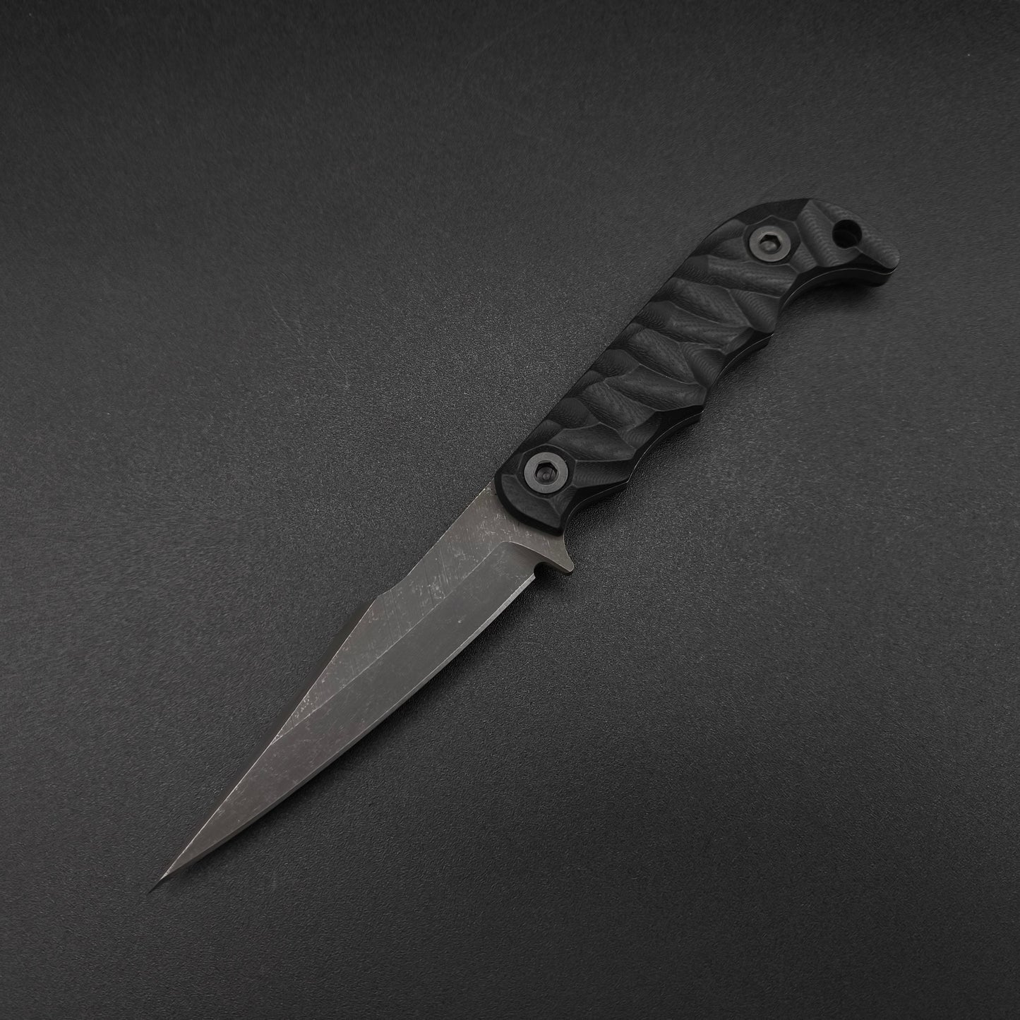 Half Face Blades Senator Black G10, stonewashed 2