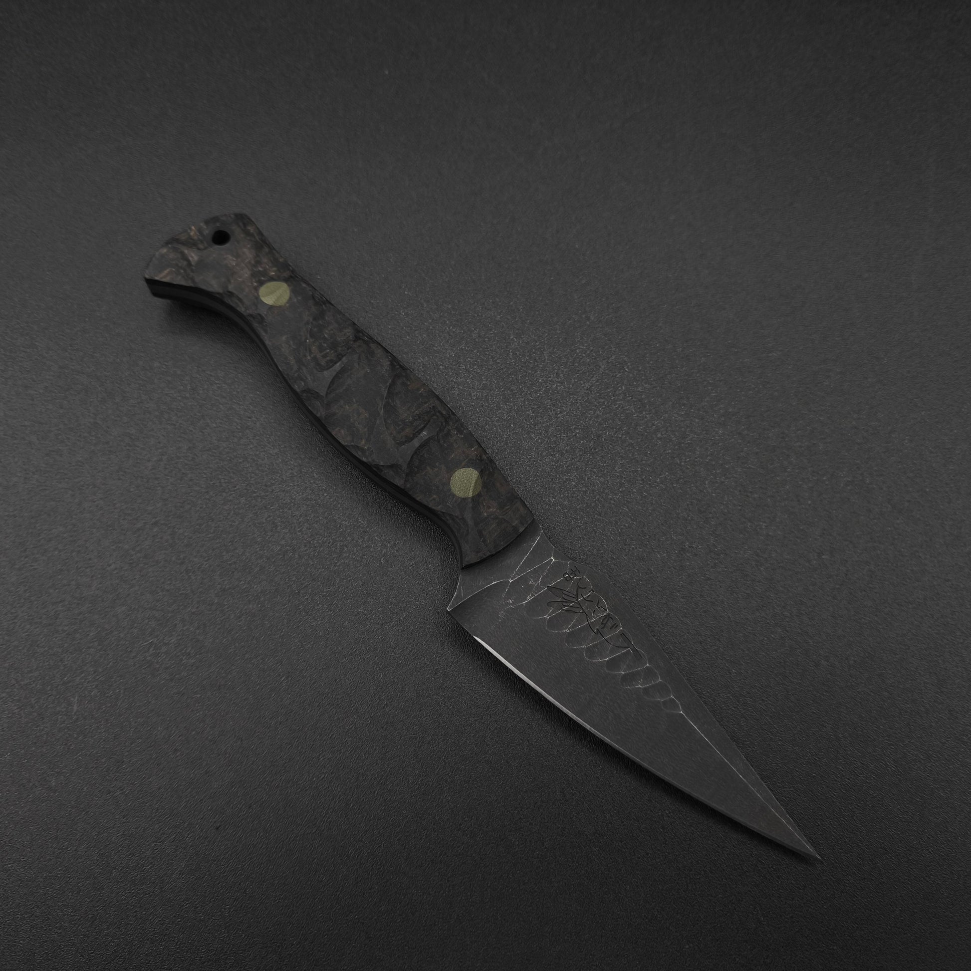 Half Face Blades Gulo Gulo, Mossy Oak Burlap Micarta 1